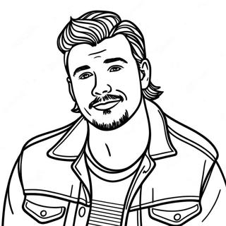 Morgan Wallen Coloring Page 5804-4635