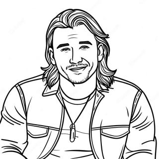 Morgan Wallen Coloring Page 5804-4636