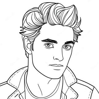 Edward Cullen Coloring Pages