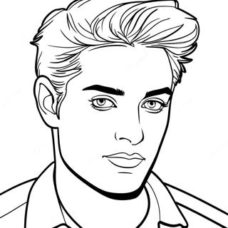 Edward Cullen Coloring Page 58054-48251