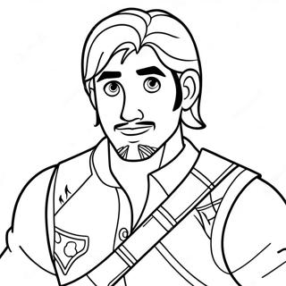 Flynn Rider Coloring Page 58094-48278