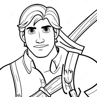 Flynn Rider Coloring Page 58094-48279