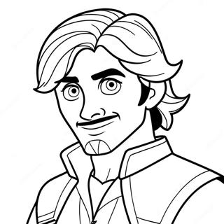 Adventurous Flynn Rider Coloring Page 58095-48288