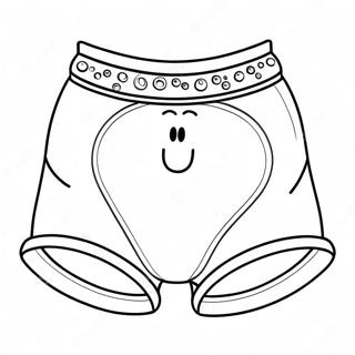 Underwear Coloring Pages