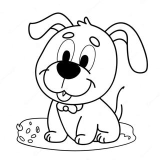 Playful Disney Dogs Coloring Page 58115-48298