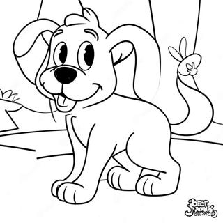 Playful Disney Dogs Coloring Page 58115-48300