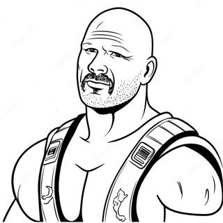 Stone Cold Steve Austin Coloring Pages