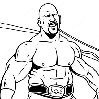 Stone Cold Steve Austin Coloring Pages