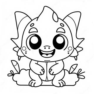 Cute Monster Zero Coloring Page 58165-48341