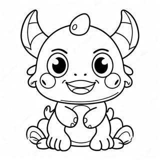 Cute Monster Zero Coloring Page 58165-48344