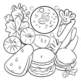 Fair Food Coloring Pages