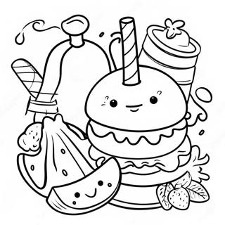 Fair Food Coloring Page 58184-48354