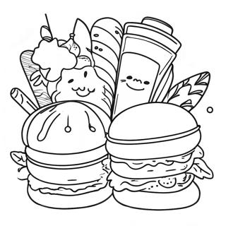 Fair Food Coloring Page 58184-48355