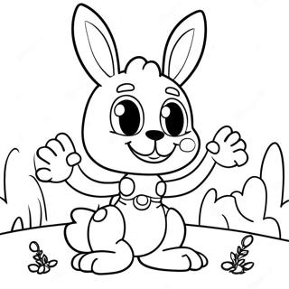 Creepy Shadow Bonnie Coloring Page 58195-48381