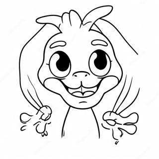 Creepy Shadow Bonnie Coloring Page 58195-48383