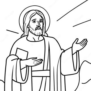 Jesus Performing Miracle Coloring Page 58205-48372