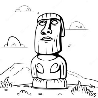 Easter Island Coloring Page 58214-48367