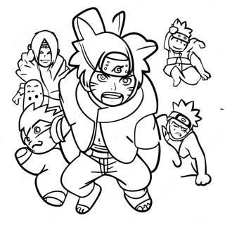 Naruto Among Us Character Coloring Page 58224-48386