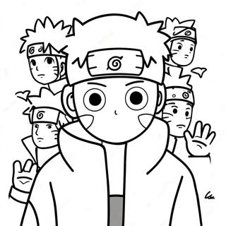 Naruto Among Us Character Coloring Page 58224-48388