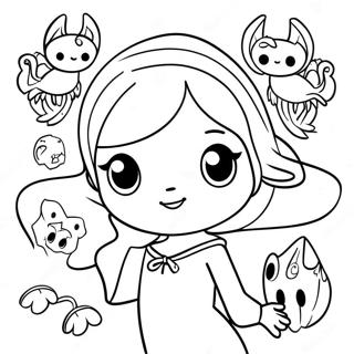 Aria With Magical Creatures Coloring Page 58235-48391