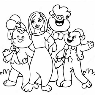 Ginger Foutley And Friends Coloring Page 58245-48405