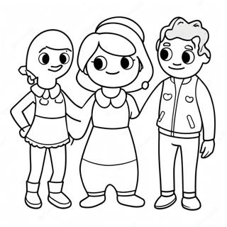 Ginger Foutley And Friends Coloring Page 58245-48407