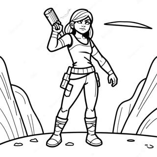 Renegade Raider In Battle Stance Coloring Page 58255-48413