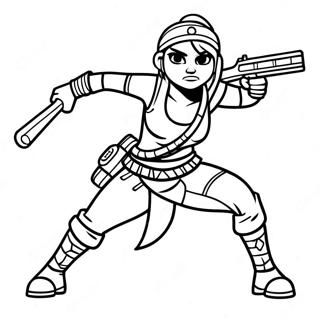 Renegade Raider In Battle Stance Coloring Page 58255-48415