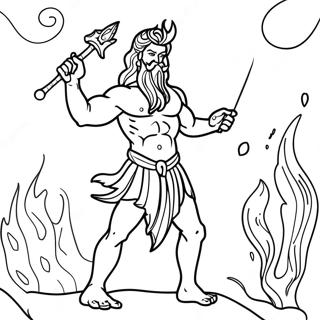 Poseidon Coloring Page 58274-48426