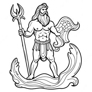 Poseidon Coloring Page 58274-48427