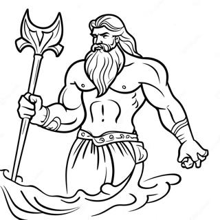 Poseidon Coloring Page 58274-48428