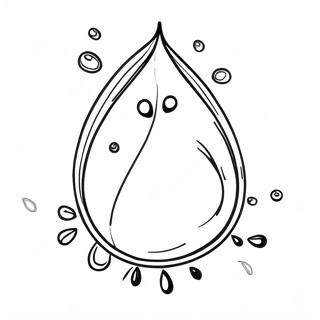 Raindrop Coloring Page 58284-48432