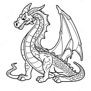 Death Song Dragon Coloring Page 58324-48463