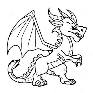 Fiery Death Song Dragon Coloring Page 58325-48472