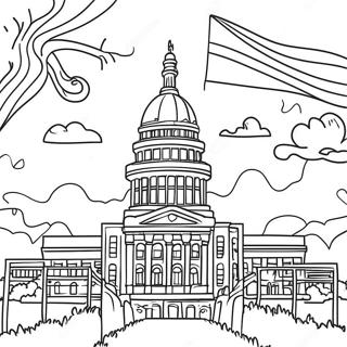 Famous Texas Landmarks Coloring Page 58345-48479