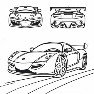 Acura Sports Car Coloring Page 58355-48496