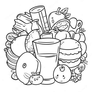 Nutrition Coloring Page 58384-48522