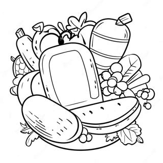 Nutrition Coloring Page 58384-48524