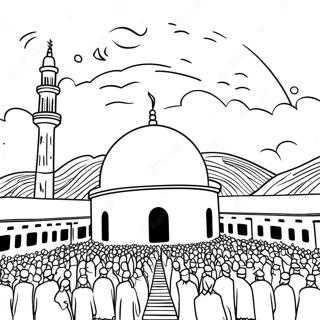 Hajj Coloring Page 58424-48564