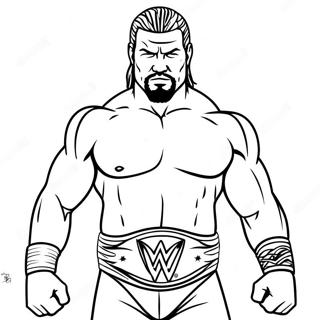 Wwe Coloring Page 58434-48547