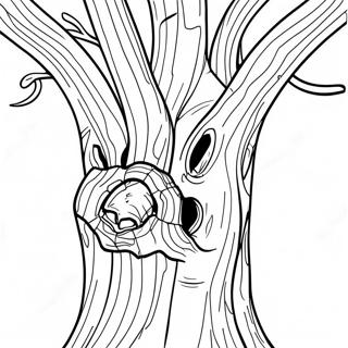 Tree Trunk Coloring Page 58465-48570