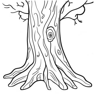 Tree Trunk Coloring Page 58465-48571