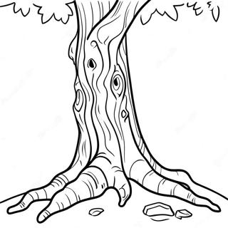 Tree Trunk Coloring Page 58465-48572