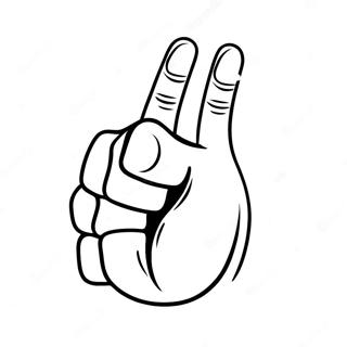 Funny Middle Finger Coloring Page 58476-48582