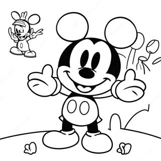 Mickey Mouse Playhouse Adventure Coloring Page 58486-48594