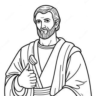 Faithful Disciple Coloring Page 58506-48605