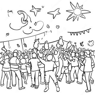 Community Celebration National Night Out Coloring Page 58516-48615