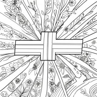 United Kingdom Flag Coloring Page 58545-48639