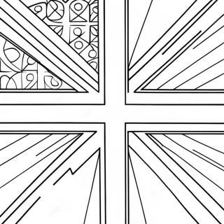 Union Jack Flag Coloring Page 58546-48634