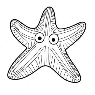 Starfish Coloring Page 5854-4675